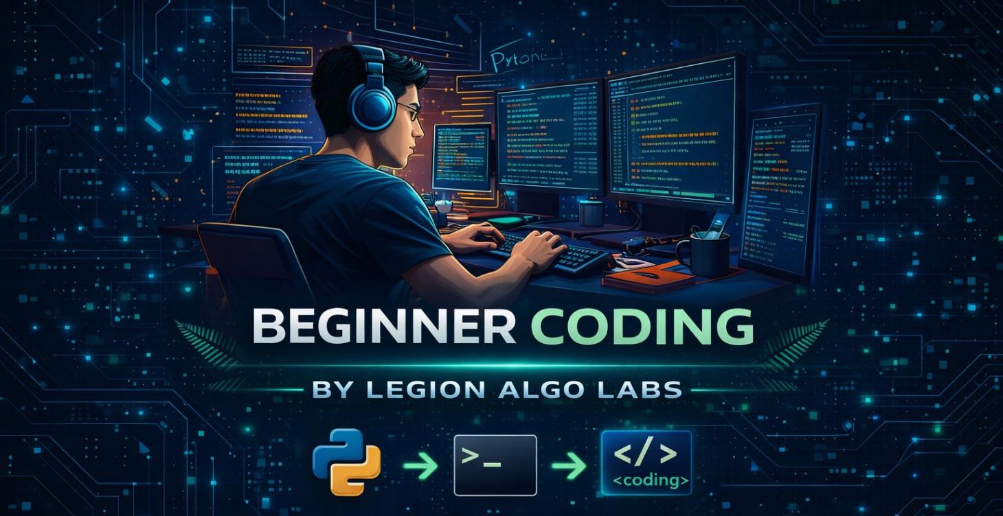Beginner Coding by Legion Algo Labs