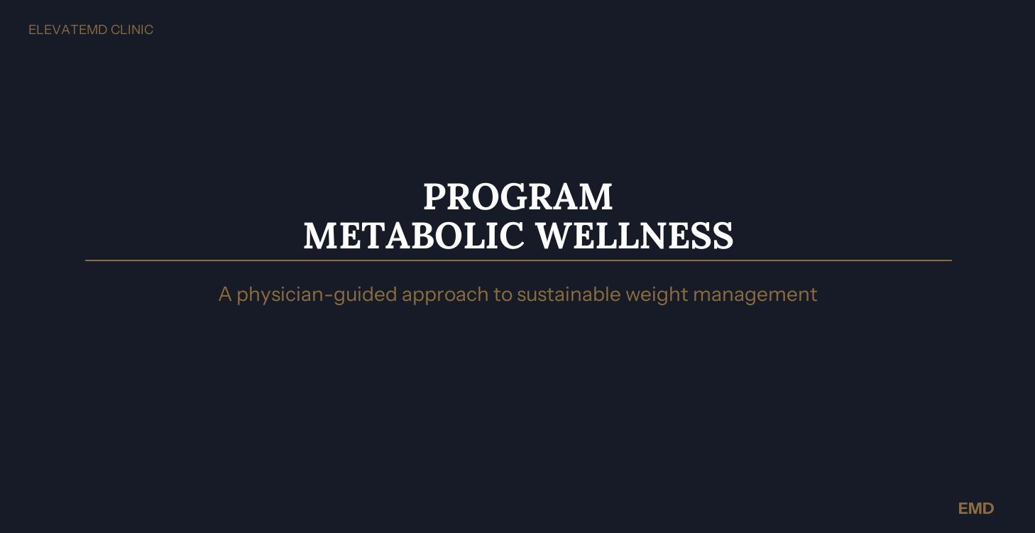 Metabolic Wellness Program