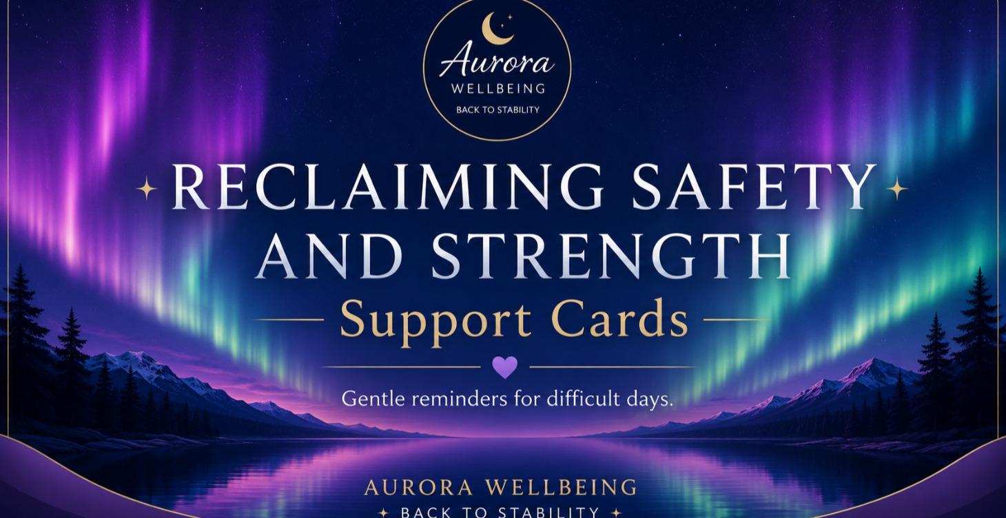 Reclaiming Safety and Strength Affirmation Cards