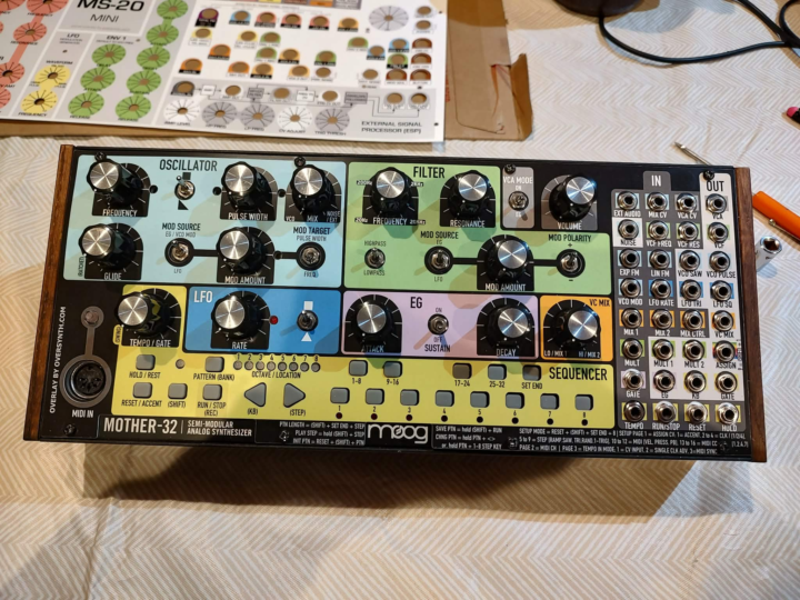 2nd overlay done.   Mother-32  looking fancy 