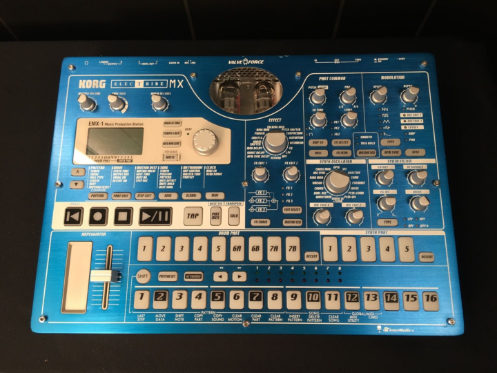 Pulled out my old Korg EMX-1 SD machine