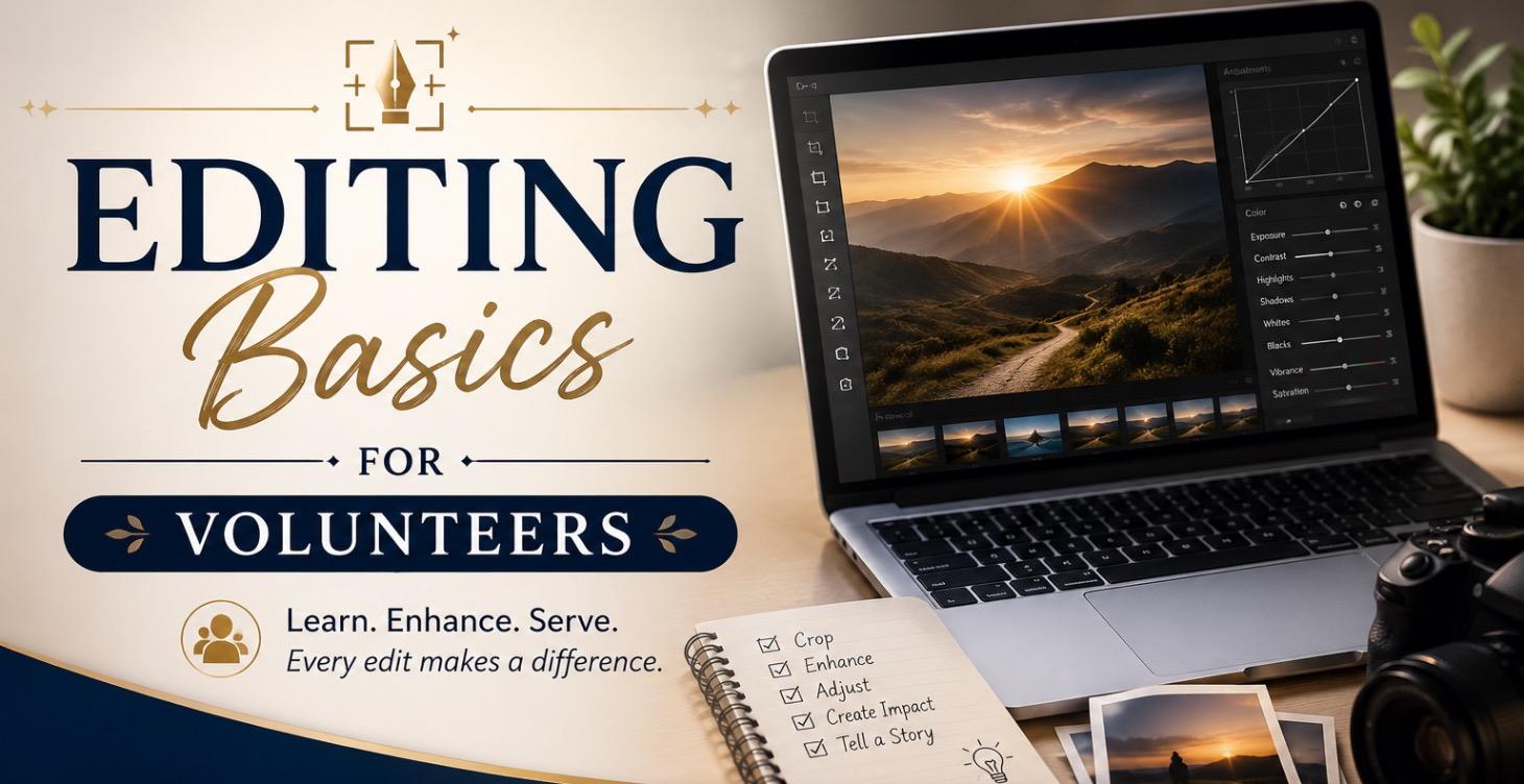 EDITING Basics (Volunteers only)