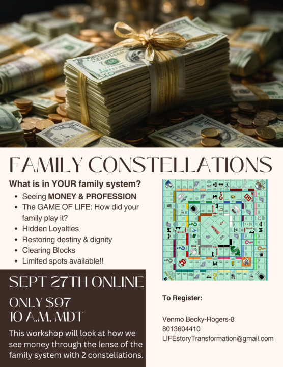 Family Constellation on MONEY & PROFESSION Coming Up!!