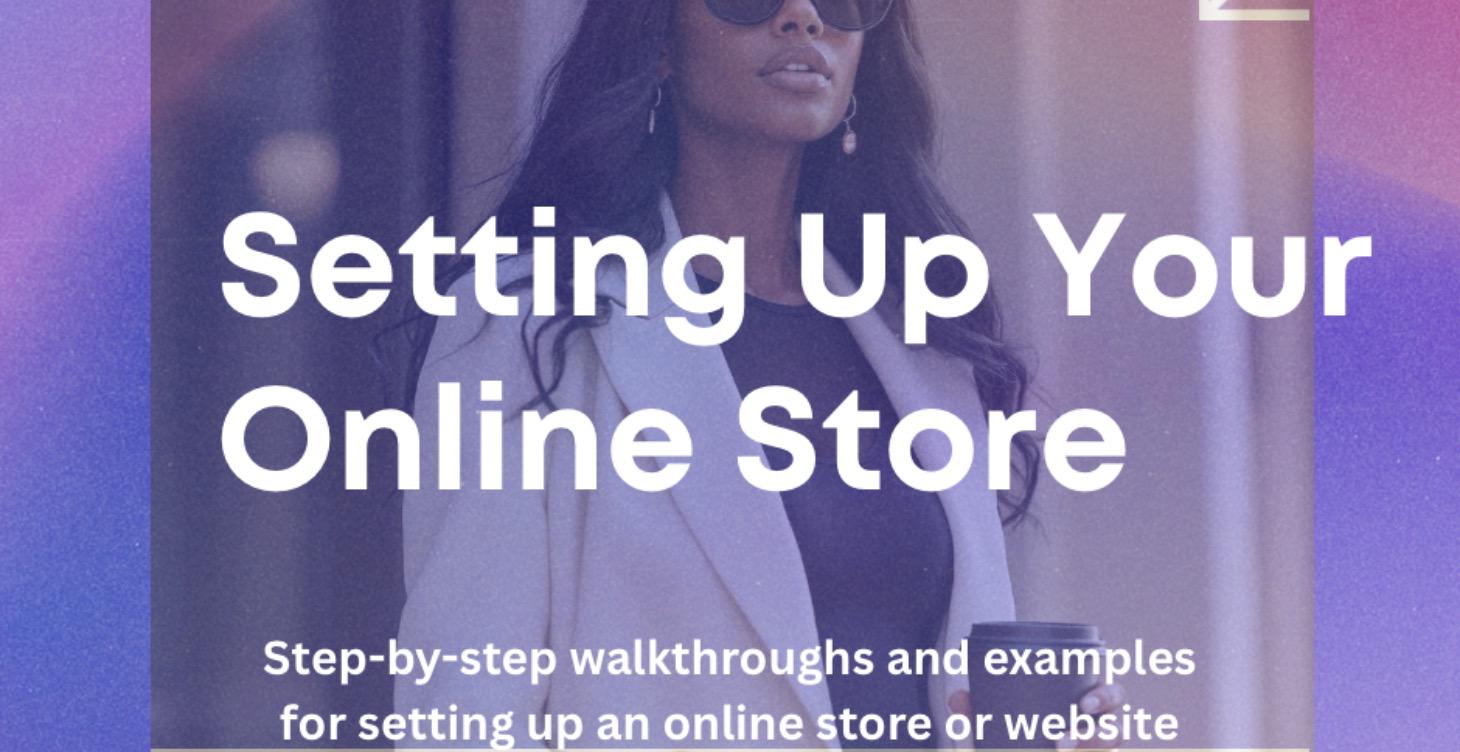 Setting up your online store