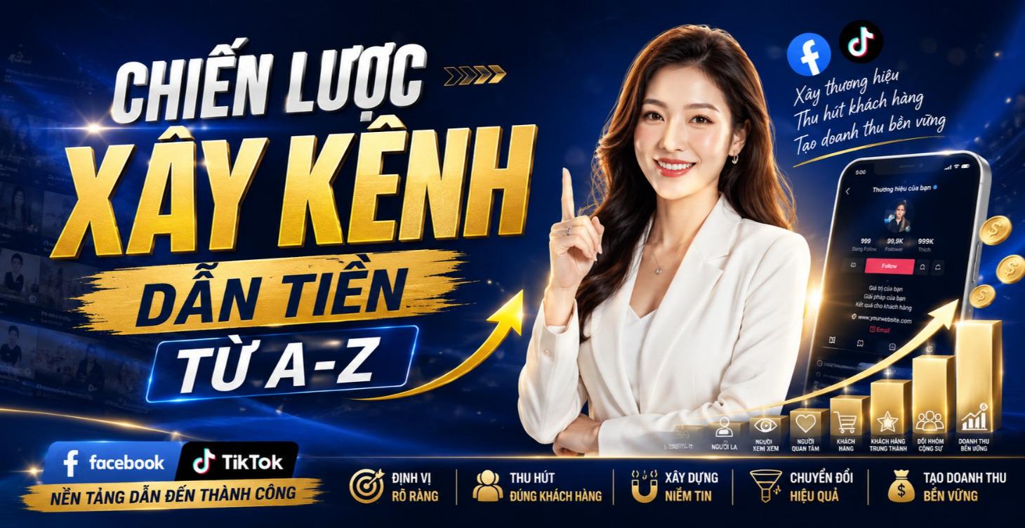 KHÓA 2 - CHIẾN LƯỢC XÂY KÊNH DẪN TIỀN TỪ A-Z