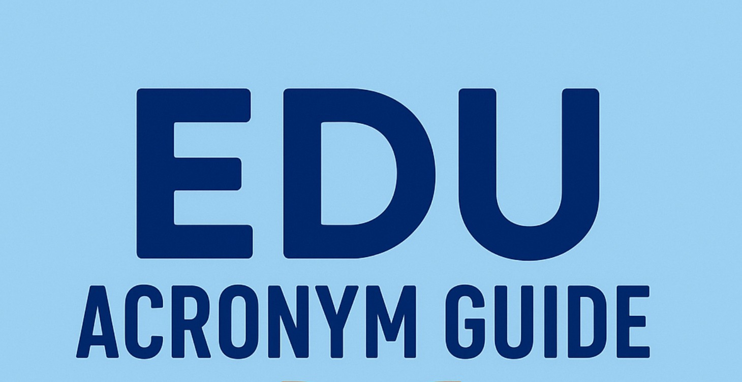 ✅Education Acronym Guide