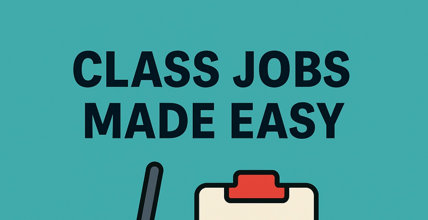 🧹📋 Class Jobs Made Easy 🏅