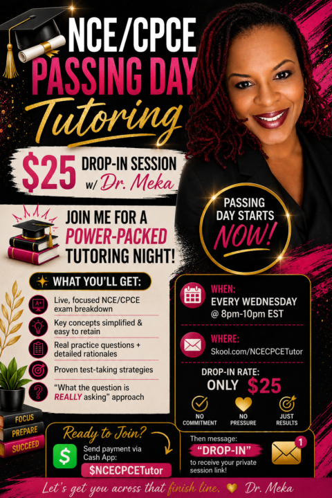 $25 Drop-In Session w/ Dr Meka 