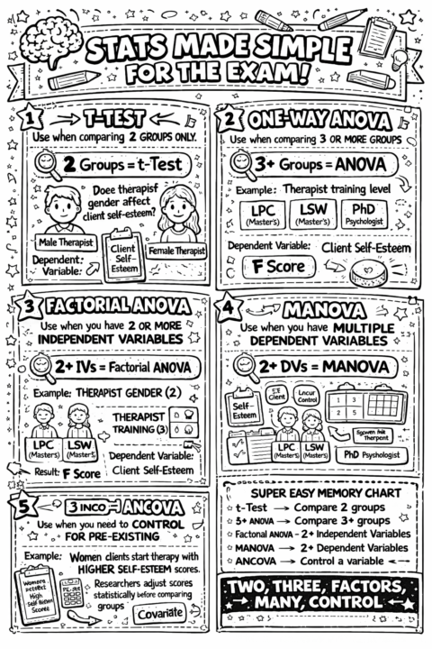 🧠 STATS MADE SIMPLE FOR THE EXAM