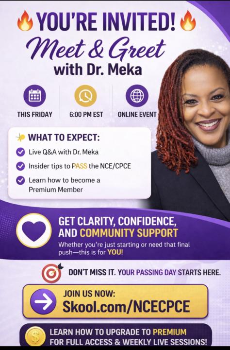 🔥 YOU’RE INVITED! 🔥Meet & Greet with Dr. Meka
