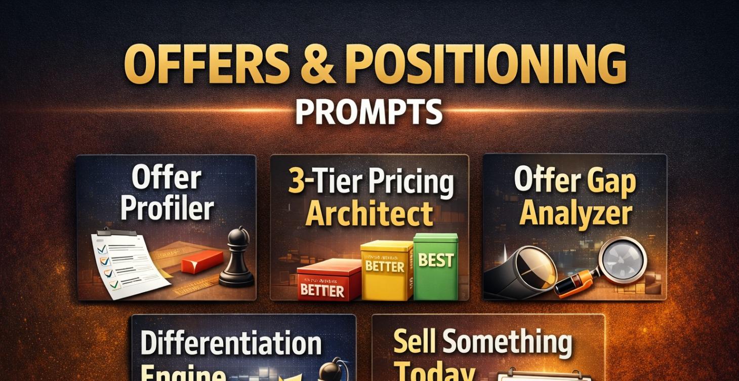 THE OFFERS & POSITIONING AI PROMPTS