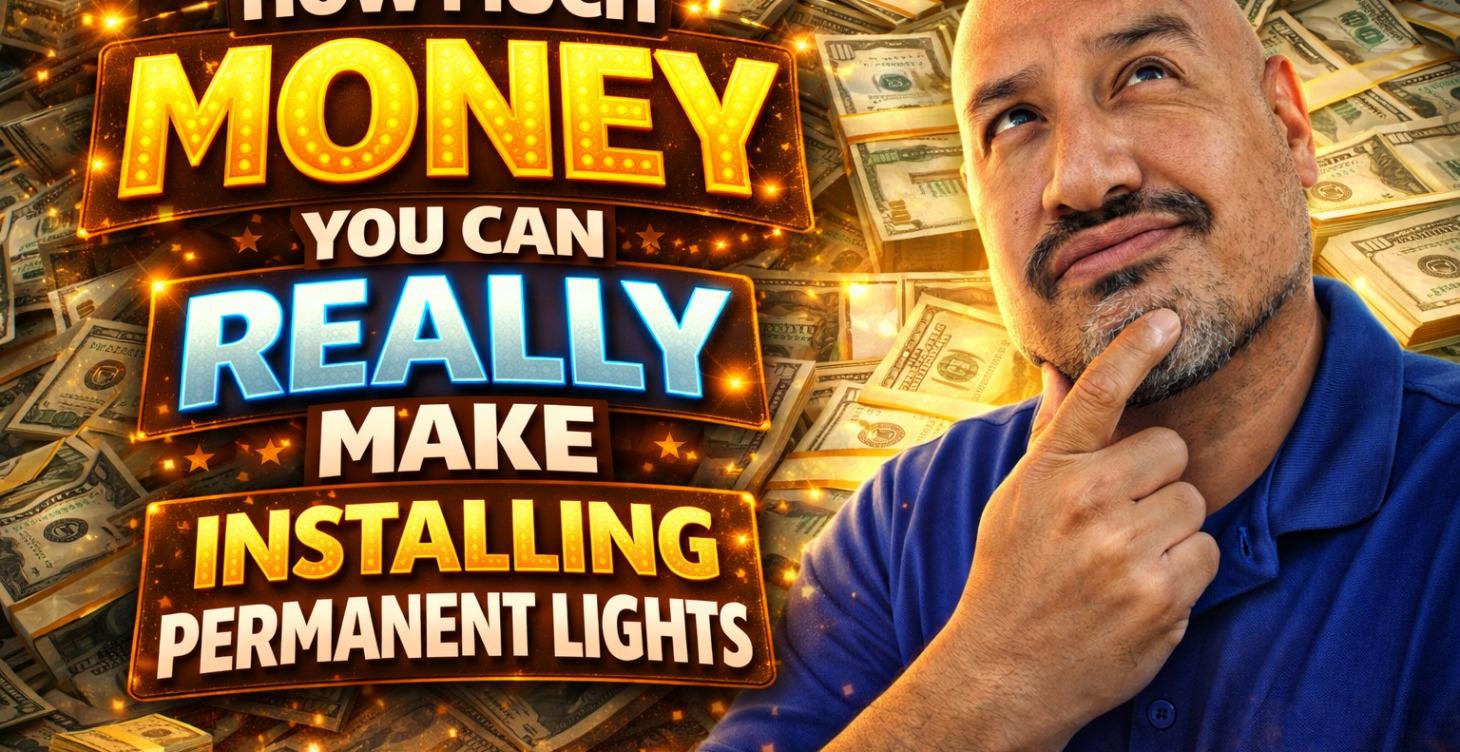 How Much Money u Can REALLY Make Installing Lights