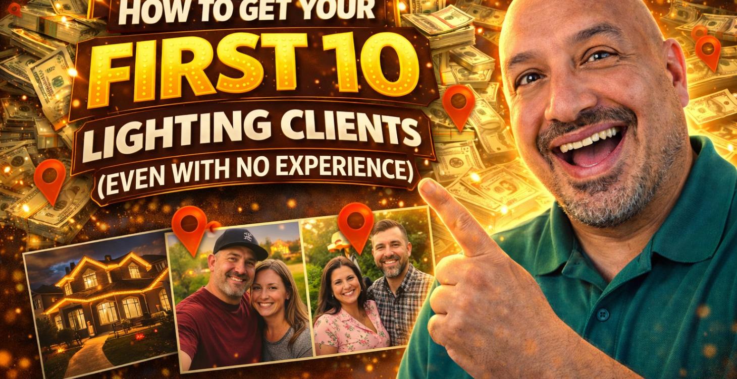 How to Get Your 1st 10 Lighting Clients w/No Exp