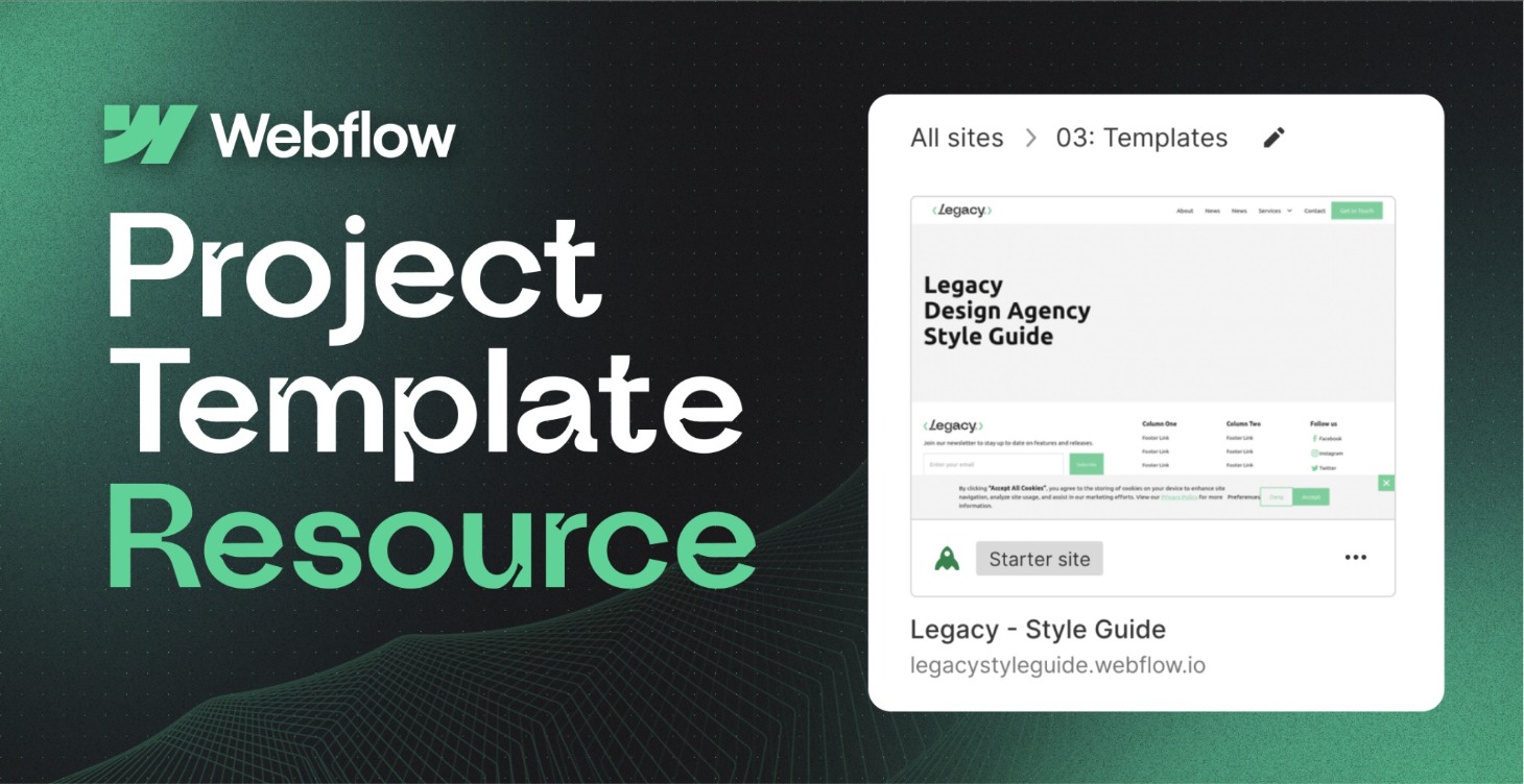 Webflow Project Template