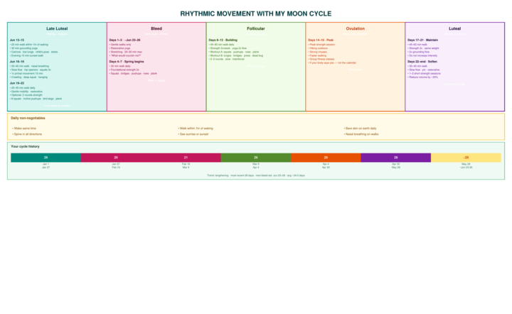 Movement w/ Moon Cycle Plan!