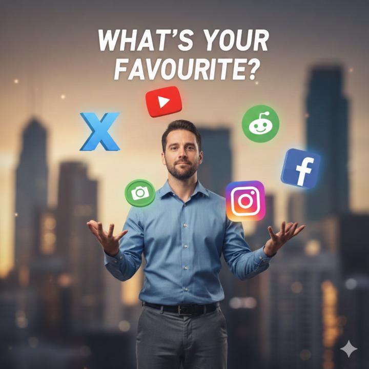 YOUR FAVORITE SOCIAL MEDIA ?