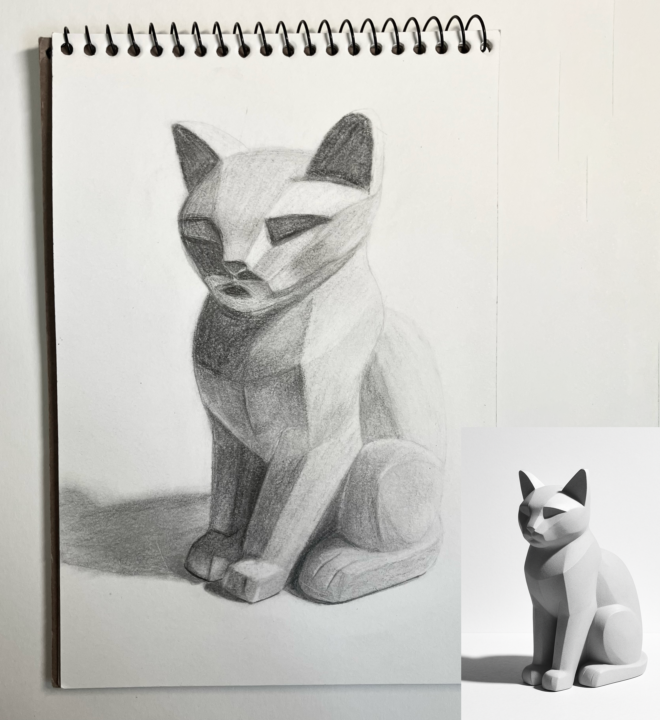 The cat