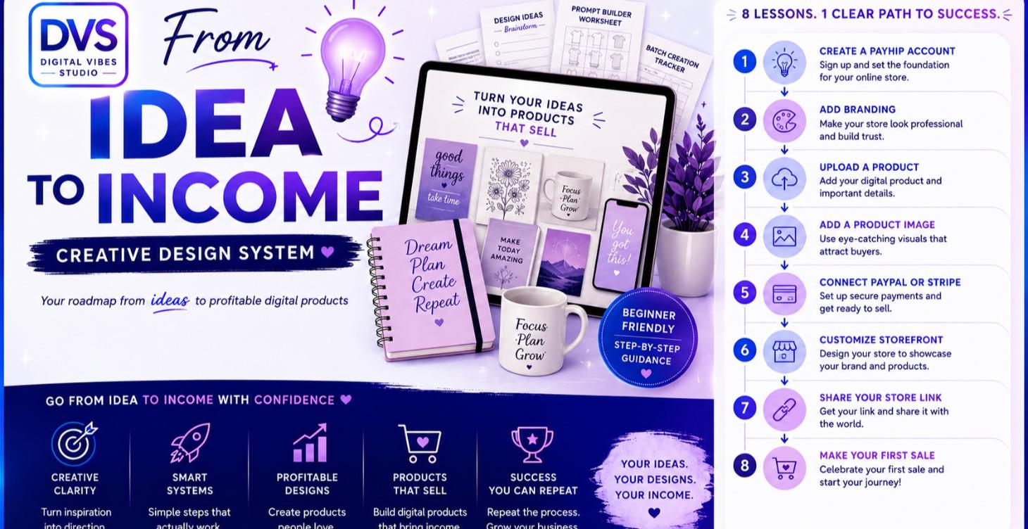 From Idea To Income