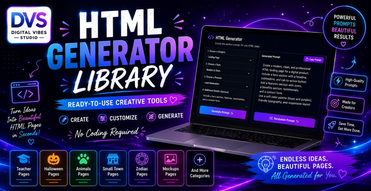 HTML Generator Library