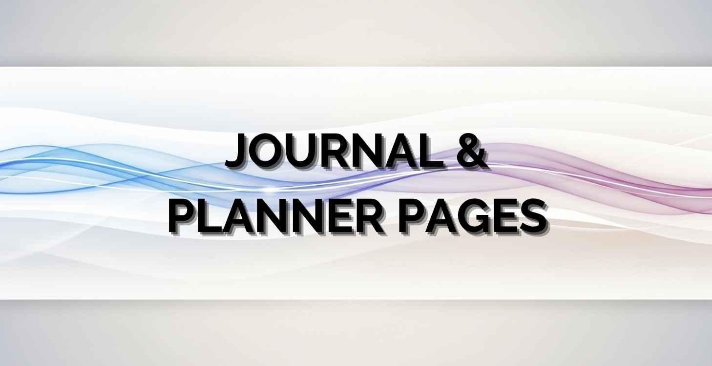 Journal & Planner Pages