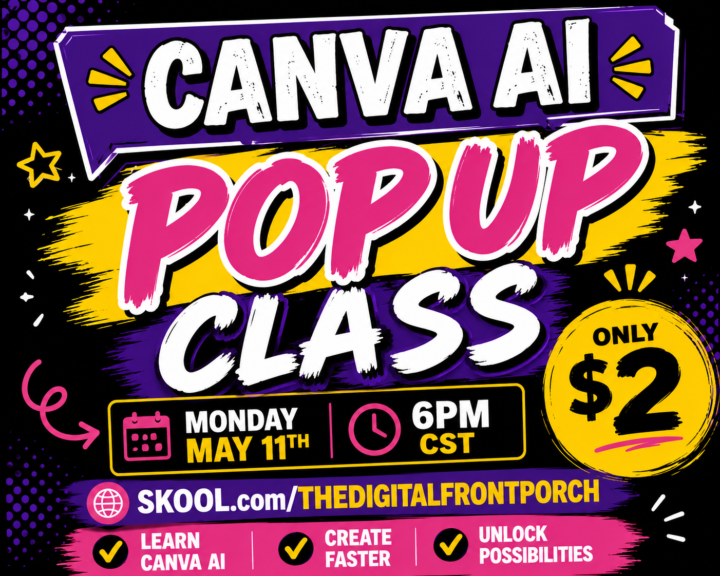 🚨 POP-UP CLASS TONIGHT 🚨