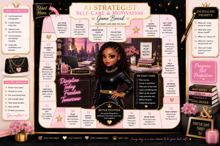 Self-Care Game Board