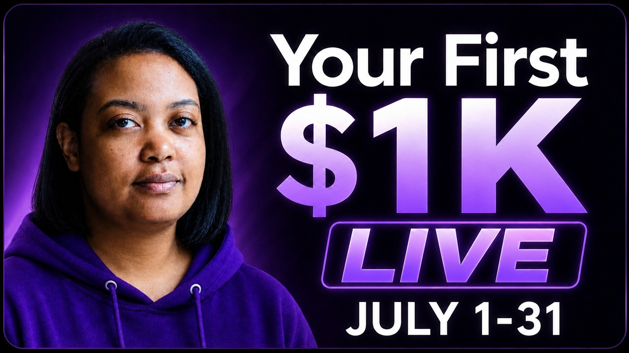 Your First $1K LIVE w/Arlan