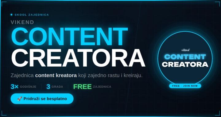 Vikend Content Creatora