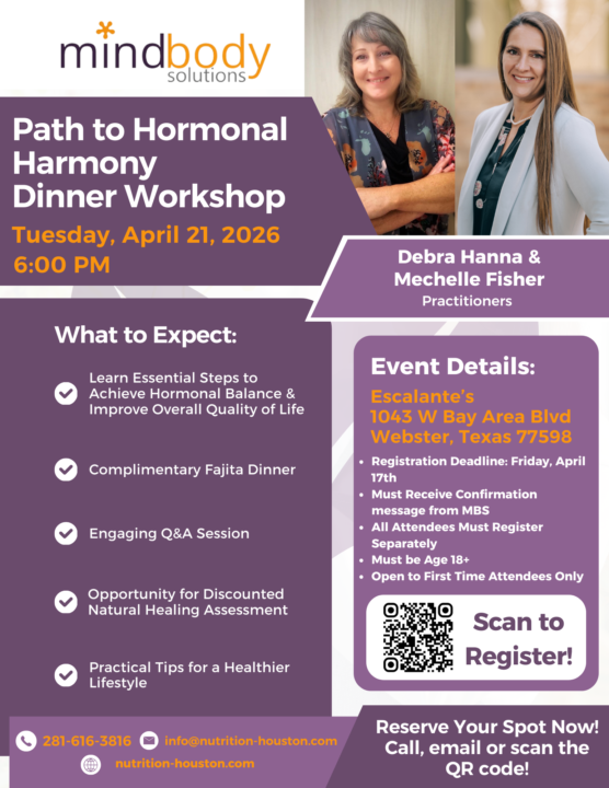 You're invited: Path to Hormonal Harmony Dinner Workshop