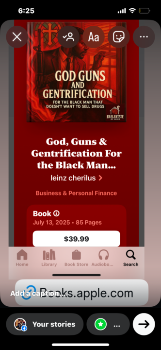 Tony allows us the space to create both e books and books. 📚 posting both of mine now here is the link to my first book on Apple Books kindle etc 