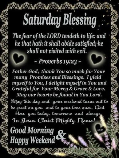 Have a blessed weekend!