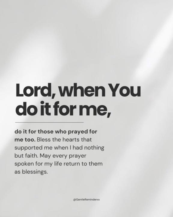 Thank you for Praying for me, too. 