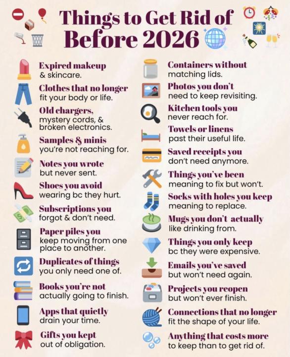 Practical Things To Get Rid Of: 