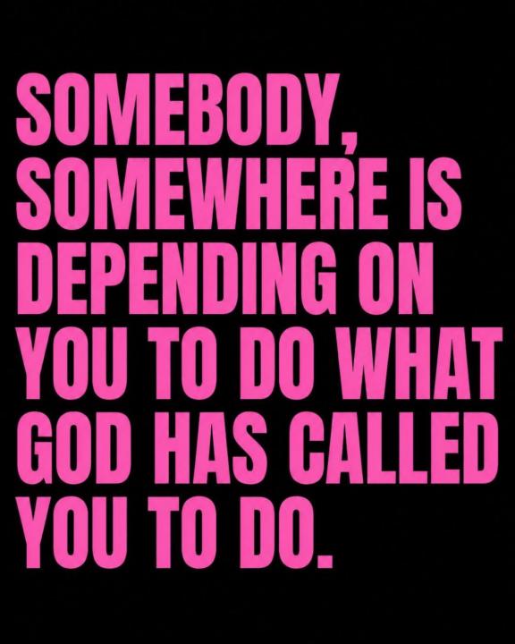 The World is waiting on you to show up! 