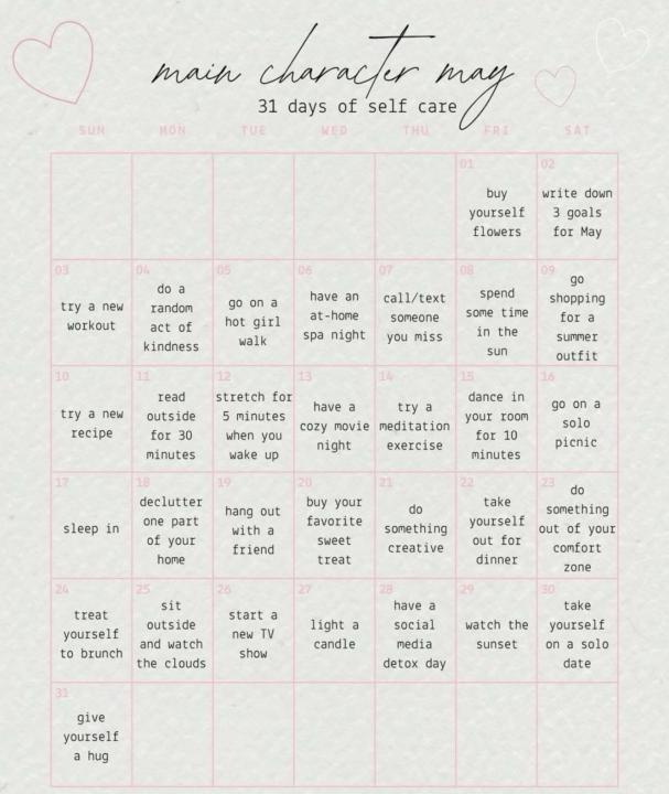 Self-Care Planner