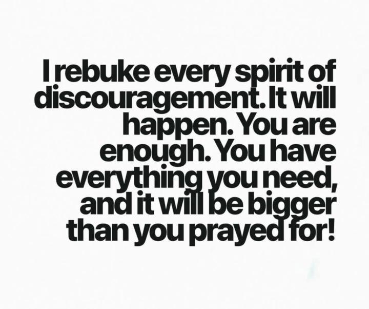 Don't be discouraged, its God's timing not ours 🙂💐 
