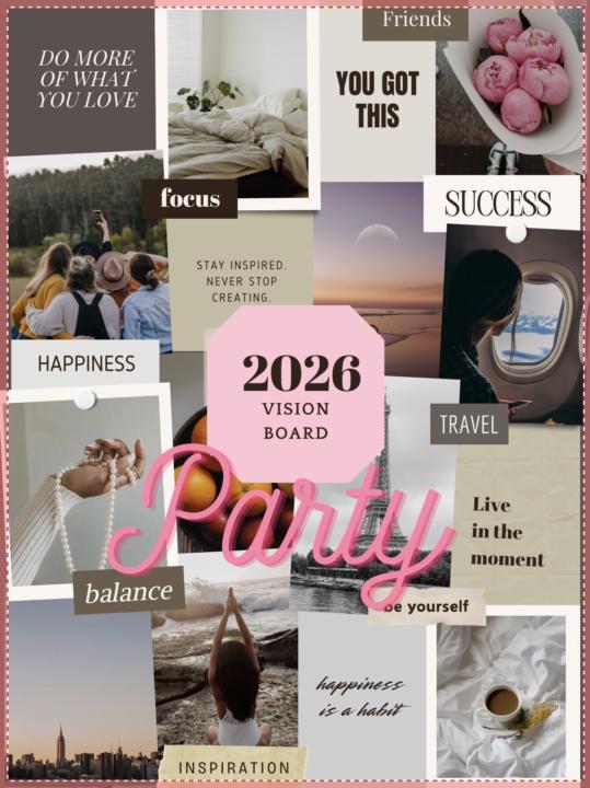 🎊Vision Board Party on December 14, 2025.🎊