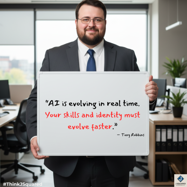 “AI is evolving in real time. Your skills and identity must evolve faster.”