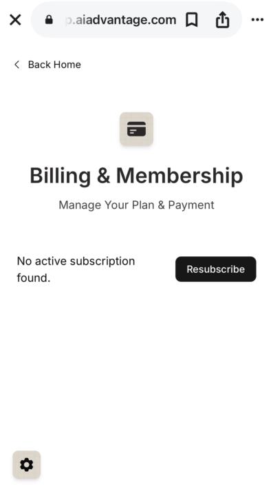 I have sent mailto:support@aiadvantage.com