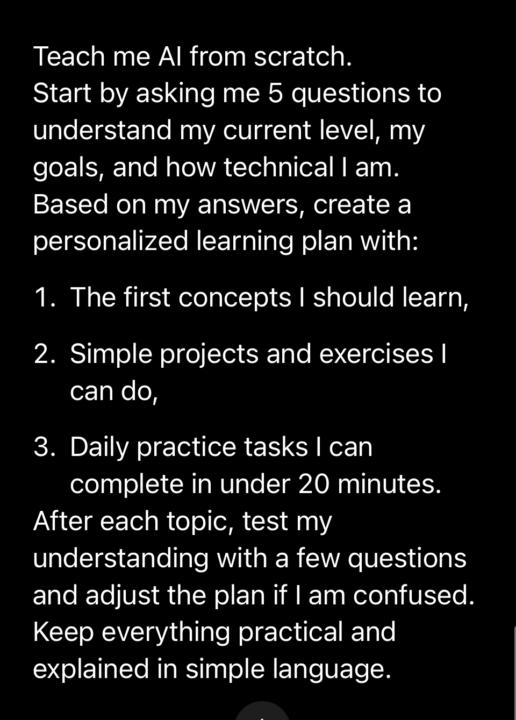 Learning AI doesn’t have to start with a course.