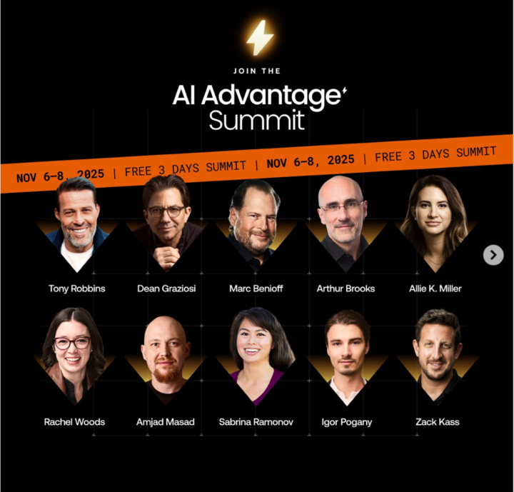 AI Advantage Summit : SPEAKERS LINEUP 🔥🔥🔥