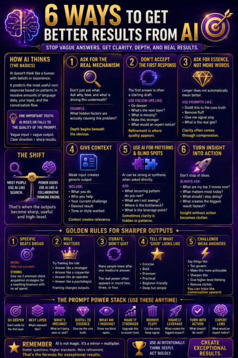 6 Ways to Get Better Results from AI