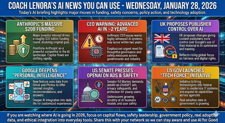 AI News You Can Use- Wednesday, January 28, 2026
