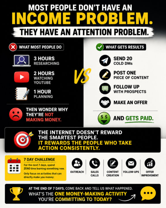 Most people don't have an income problem.
