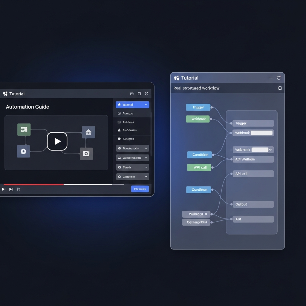 From Tutorials to Real Systems: How to Actually Learn Automation · The ...