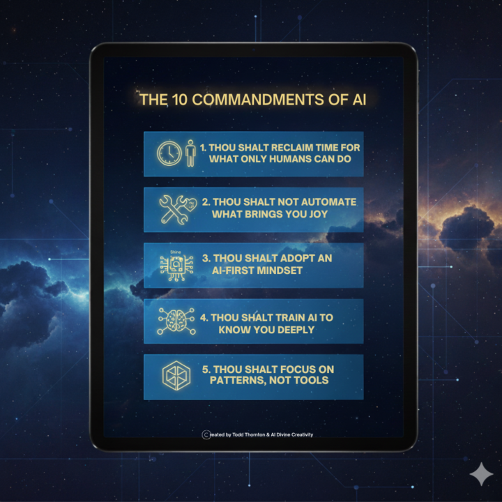 The 10 Commandments of AI