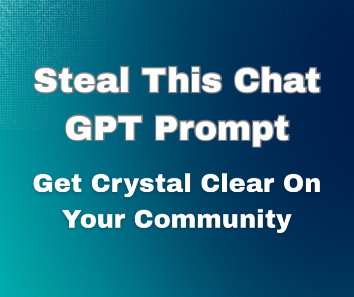 Thought about starting your own community? Steal This BOSS prompt 👇🏽 