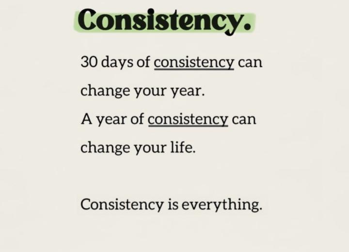 Consistency