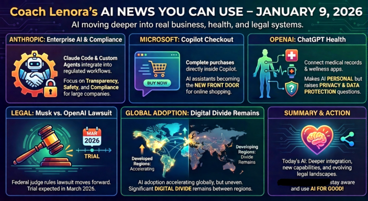 AI News You Can Use for Friday 1/9/26