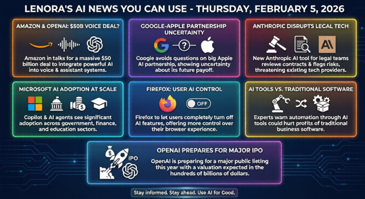 Today's AI News You Can Use- Thursday, February 5, 2026